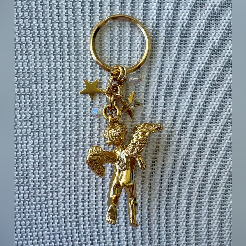 Kirks Folly Gold Angel Key Chain - Picture 4 of 6